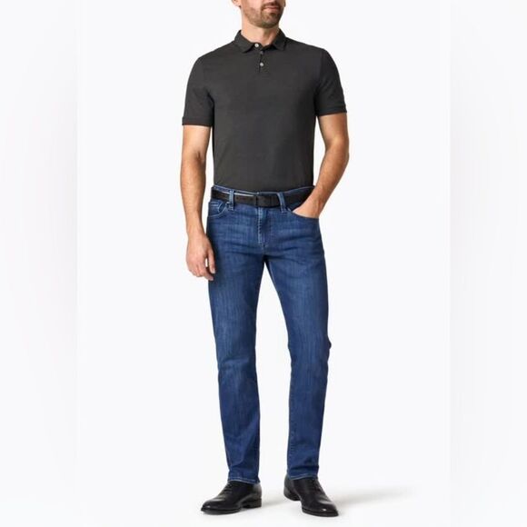 34 Heritage Courage Straight Leg Mid Rise Mens Jeans in Mid Urban. Size 36/28. - Picture 1 of 10